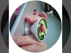 Customized Plastic Sublimation Pop Socket Blanks For Sublimation Heat Transfer Photos Printing