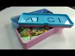 Custom Sublimation Pencil Holder Case School Supplies Plastic Blanks Sublimation Pencil Cases