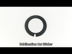 Diy Creative Blank Plastic Sublimation Car Sticker Sublimation Plastic Car Tax Disc Card Holder