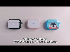 Sublimation TPU Silicone Blank Airpod Pro Case Custom Earphone Cover Sublimation Airpod Case