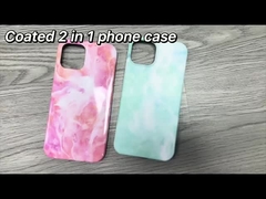 3D Coated Sublimation 2 in 1 Bank Phone Cases Tpu Pc Tough Sublimation Blanks Phone Case for Iphone
