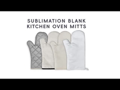 Personalized Sublimation Oven Mitt Blanks Best Heat Resistant Gloves For Sublimation