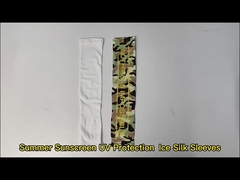Sublimation Arm Sleeve Blanks Ice Silk Sleeves For Summer Sun Protection UV Protection
