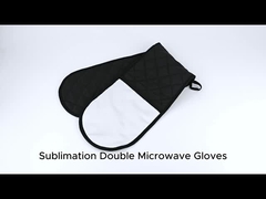 Custom Oven Mitt Sublimation Microwave Mittens Best Heat Resistant Gloves For Sublimation Practical 