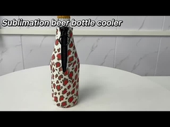 Custom Logo Sublimation Coolers With Zipper 12oz Sublimation Can Cooler