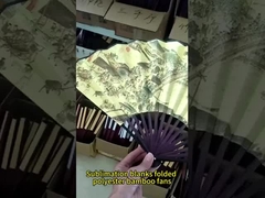 Diy Custom Blank 8 Inch And 10 Inch Silk Sublimation Hand Fans For Heat Press