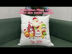 Customized Plain Blank White Sublimation Pillow Case Blanks Heat Transfer Sublimation Cushion Cover