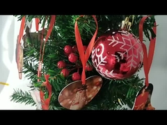 Sublimation Christmas Gifts Supply Double Sided Aluminum Sublimation Christmas Ornaments Blanks