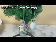 Kids Gift Custom Easter Eggs Home Party Decor Blank PC Coated Easter Egg For Sublimation