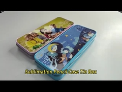 Custom Sublimation Pencil Case Children Sublimation Pencil Case Tin Box With Aluminum Sheet