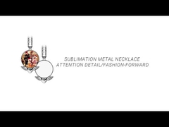 Sublimation Photo Necklace Blanks Wings Pendant Ornament Customized Sublimation Angel Wing Necklace