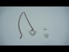 Memorial Sublimation Blank Custom Picture Photo Urn Necklace For Ashes