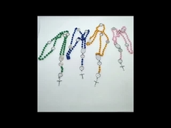 Custom Rosary Necklace Jewellery Blanks Sublimation Blank Rosary Beads Necklace