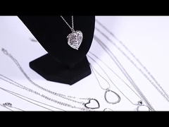 Sublimation Circle Pendant Necklace With Snake Bone Chain Round Sublimation Necklaces