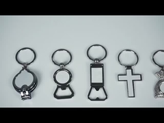 Custom Metal Beer Bottle Opener Sublimation Blank Bottle Opener Keychain