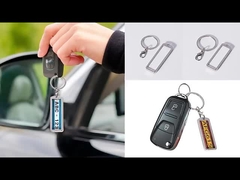 Zinc Alloy Metal Custom Souvenir Car License Plate Sublimation Car License Plate Keychain