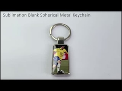 Customization Football Soccer Keychain Promotional Sublimation Blank Custom Metal Keychain