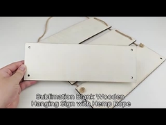 Sublimation Blank Rectangular Wooden Signage Custom Bamboo Wooden Blank Signage Porch Decoration