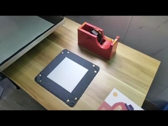 Sublimation Leather Trays Blanks Foldable Square Denim Fabric Desk Storage Sundries Sublimation Tray