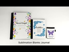Sublimation Blank Notebook Journal Portfolio Diy Custom Fabric Canvas Notepad Sublimation Notebooks