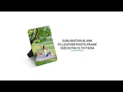 Sublimation Picture Frames Leather Sublimation Blank Custom Photo Frame