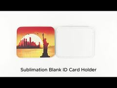 Blank Sublimation Money Card Holder Personalized Leather Business Card Holder 