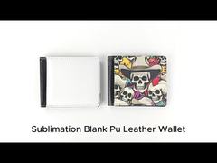 Sublimation Blank Wallet For Men Gifts Custom Printed Men'S Leather Sublimation Wallets