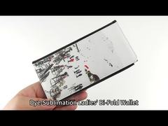 PU Leather Blank Sublimation Wallet Credit Card Holder Purse Ladies Bag With Zipper Women'S Wallets