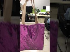 Customizable DIY Sublimation Blanks Magic Reversible Sequin Tote Bag 40*34cm