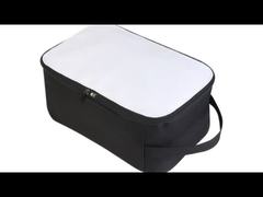 Personalized Sublimation Printable Polyester Shoe Bag With Zipper Fashionable Daily Travel Gym Gift