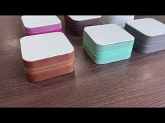 Custom Zipper Leather Portable Sublimation Storage Jewelry Travel Box For Necklace Earring Ring
