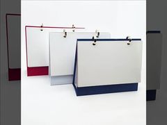 8 Inch Blank Sublimation Calendar With 15 Pages Removable Loose-Leaf Office Calendar Notebook