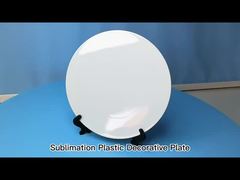 Printable Photo 8 Inch 10 Inch Plastic Sublimation Plate Blanks Decoration Dinner Plates