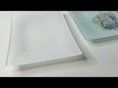 Sublimation Tempered Glass Photo Plate Rectangle Round Steak Fruit Trays Blank Sublimation Plates