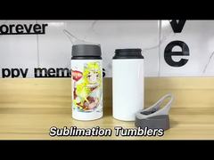 Sports Travel Sublimation Aluminum Water Bottles 20 oz Blank Sublimation Tumblers With Lid And Straw