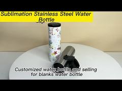 500m Sublimation Water Bottle Blanks Custom Double Wall Stainless Steel Coffee Straight Drink Bottle