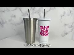 500ml And 750ml Sublimation Double Wall Coffee Mug Stainless Steel Sublimation Tumblers With Lid