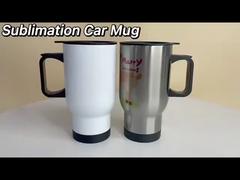 Blank Stainless Steel Sublimation Car Cup Vacuum Insulated Travel Sublimation Car Mug With Handle