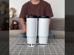 20 Oz Sublimation Tumbler With Flip Straw Handle Lid Custom Sublimation Sport Travel Bottle Car Cup
