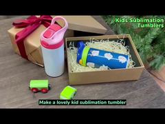 12oz 20oz Stainless Steel Kids Water Bottle Custom Logo Sublimation Blank Sippy Tumbler For Children
