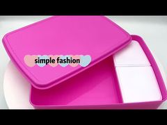 Food Grade Blank Sublimation Lunch Box With 3 Compartments For Kids