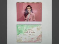 Sublimation B5 PET Cover Spiral Coils Weekly Planner Blank Schedule Book For Heat Press