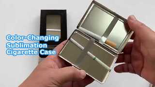 Custom Color Changing Cigarette Case Sublimation Cigarette Case