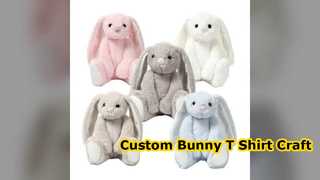 DIY Easter Bunny Plush Custom T-Shirt Craft