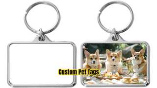 Custom Pet Tags Sublimation Blanks