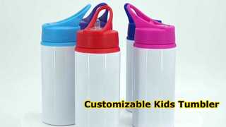 600ml Sublimation Tumbler Kids Water Bottle