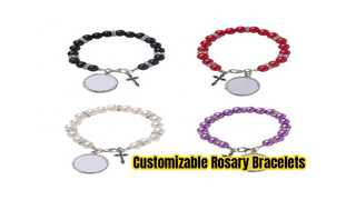 DIY Sublimation Rosary Beads Bracelet Kit