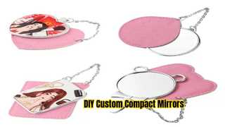 Custom Sublimation Compact Mirror DIY Tutorial