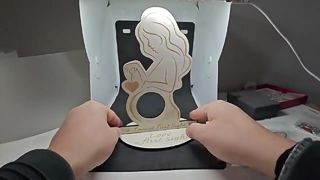 DIY Ultrasound Photo Frame For Moms