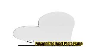 Heart Photo Frame Sublimation Gift Decor